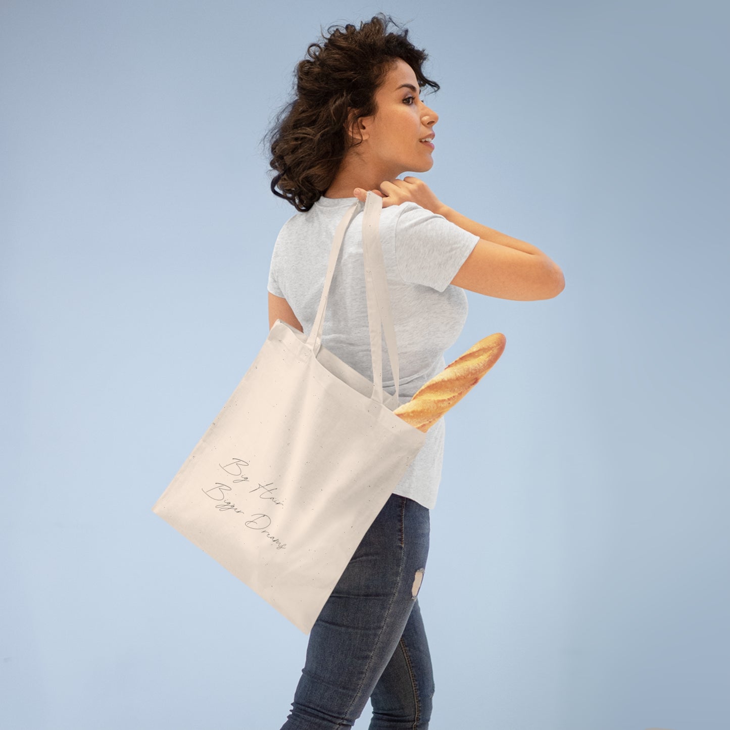 Tote Bag - Big Hair, Bigger Dreams - Stylish Reusable Bag for Everyday Use