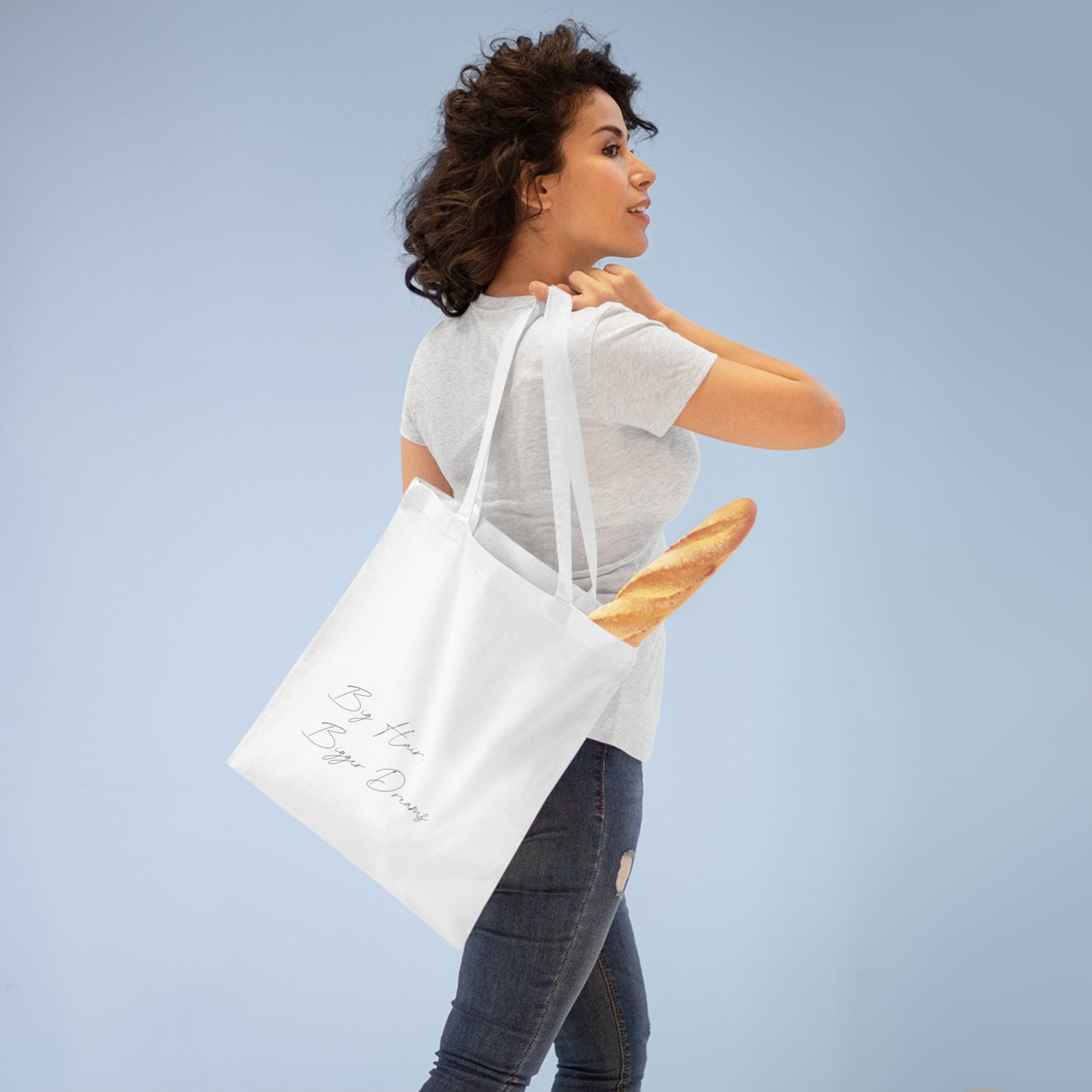 Tote Bag - Big Hair, Bigger Dreams - Stylish Reusable Bag for Everyday Use